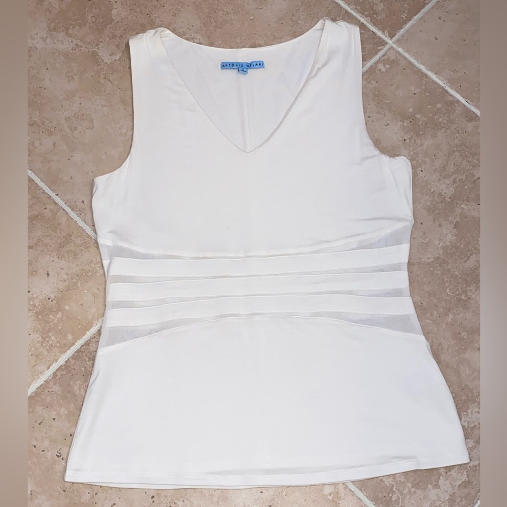 Antonio Melani sleeveless mesh top